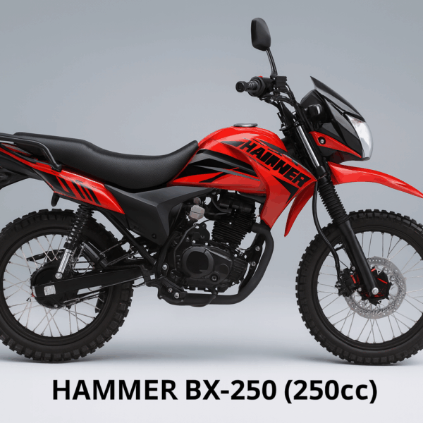 Эндуро мотоцикл HAMMER BX-250 250cc красный